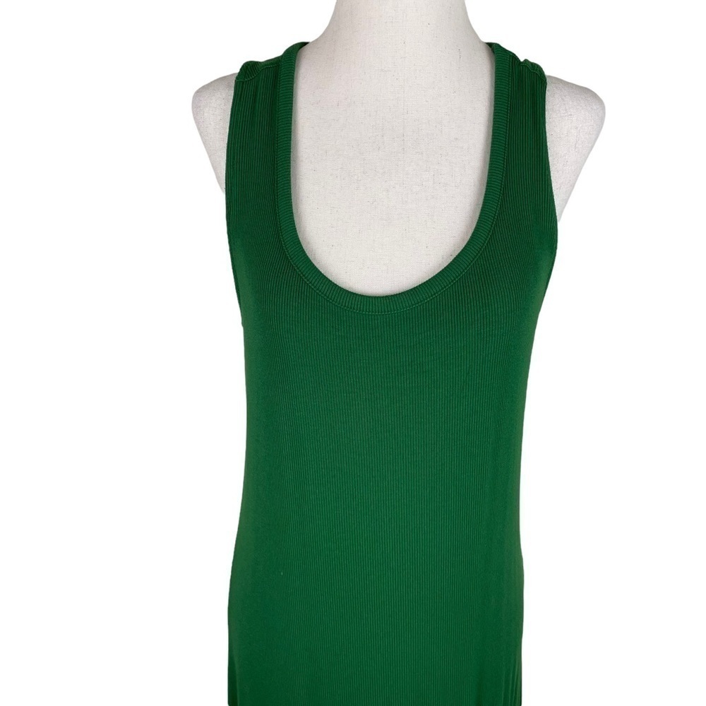 Daily Ritual Green Ribbed Racerback Maxi Dress - Picture 2 of 10